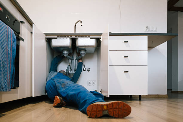 Professional Drain Cleaning technician working in Eagle Rock, VA
